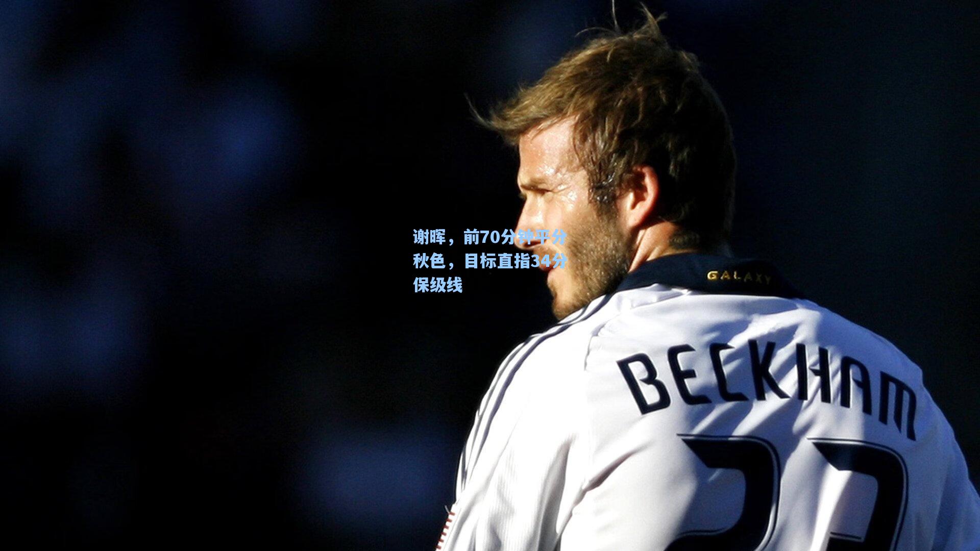 谢晖,前70分钟平分秋色,目标直指34分保级线